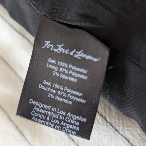 For Love & Lemons Brocade Tapestry Skirt Black Floral - Picture 7 of 7